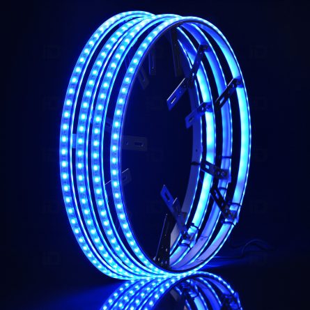 ColorSMART Bluetooth Controlled 15.5inch LED Wheel Light Double Side Strips for 2x output with Turn and Brake