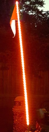 5ft LED ATV/Jeep Whip - Flag Pole - 5050 SMD LED (Red)