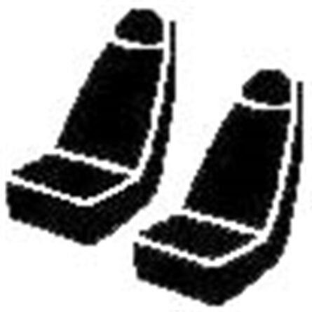 Wrangler™ Universal Fit Seat Cover; Saddle Blanket; Black; 1 pc. Cover; Truck High Back Bucket Seats;