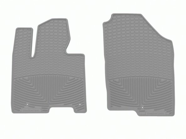 All Weather Floor Mats; Gray; Front;