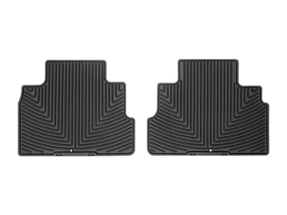 All Weather Floor Mats; Black; Rear;