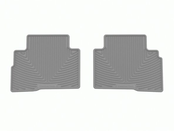 All Weather Floor Mats; Gray; Rear;