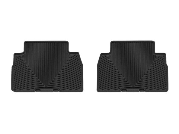 All Weather Floor Mats; Black; Rear;