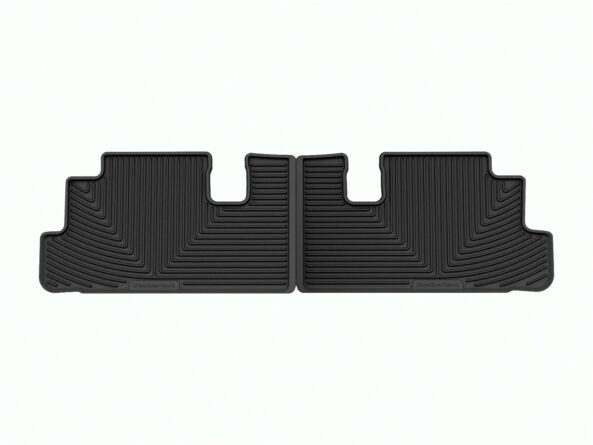 All Weather Floor Mats; Black; Rear;