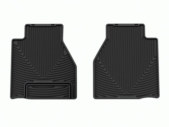 All Weather Floor Mats; Black; Rear;