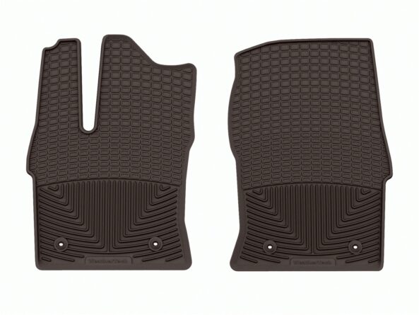 All Weather Floor Mats; Cocoa; Front;