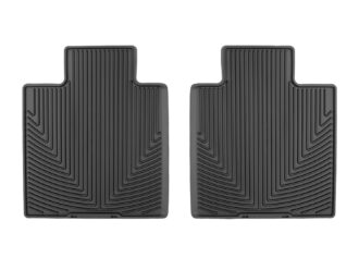 All Weather Floor Mats; Black; Rear;