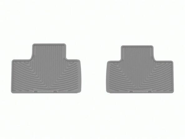 All Weather Floor Mats; Gray; Rear;