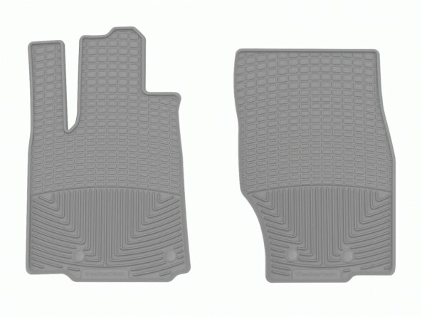 All Weather Floor Mats; Gray; Front;