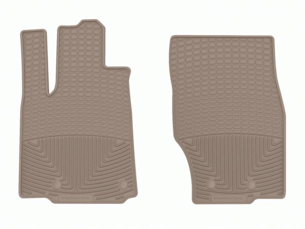 All Weather Floor Mats; Tan; Front;