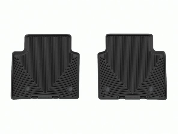 All Weather Floor Mats; Black; Rear;