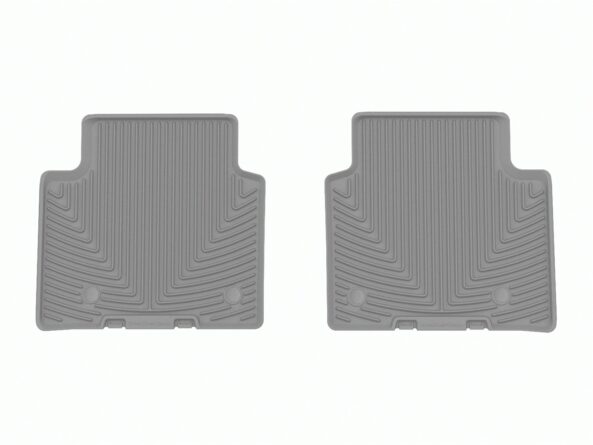 All Weather Floor Mats; Gray; Rear;