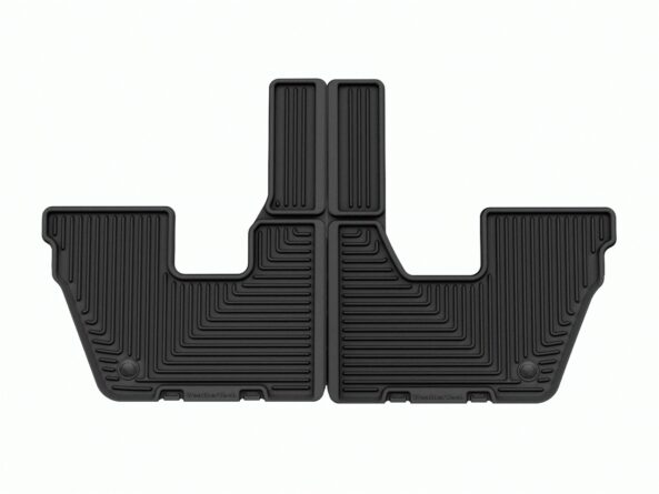 All Weather Floor Mats; Black; Third Row;