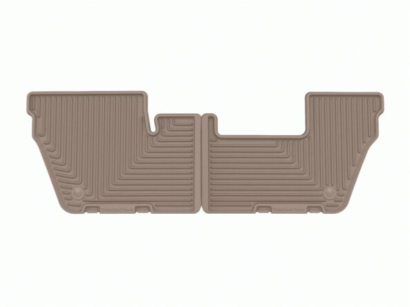 All Weather Floor Mats; Tan; Third Row;