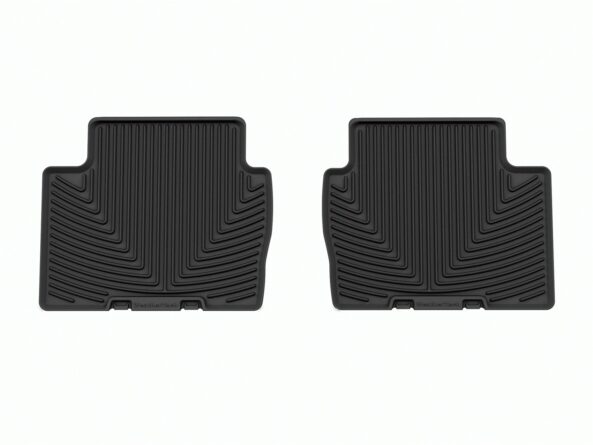 All Weather Floor Mats; Black; Rear;