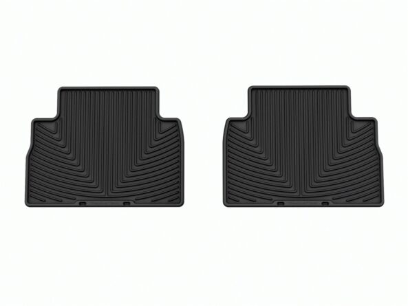 All Weather Floor Mats; Black; Rear;