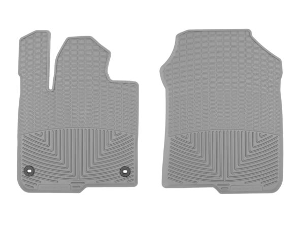 All Weather Floor Mats; Gray; Front;