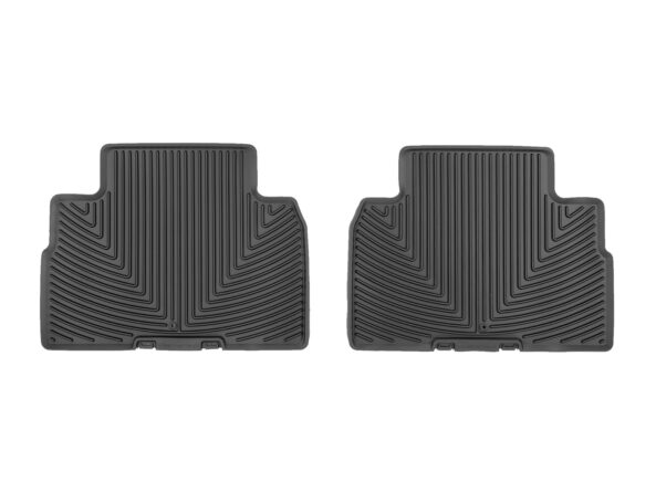 All Weather Floor Mats; Black; Rear;