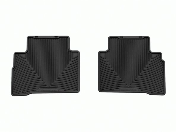 All Weather Floor Mats; Black; Rear;