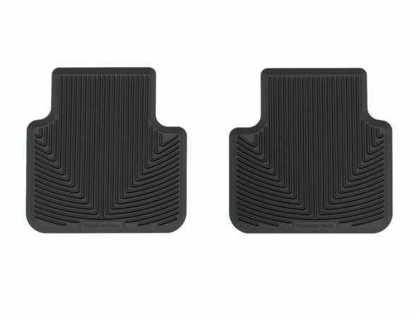 All Weather Floor Mats; Black; Rear;