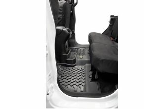 Bestop Rear Floor Mats - Black - JL 4dr