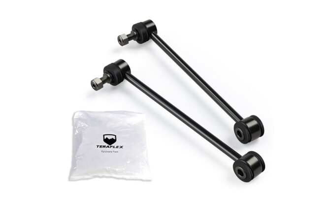 Teraflex 11.5in Rear Sway Bar Link Kit w/ Swivel Stud - 2.5-4.5in Lift - JL