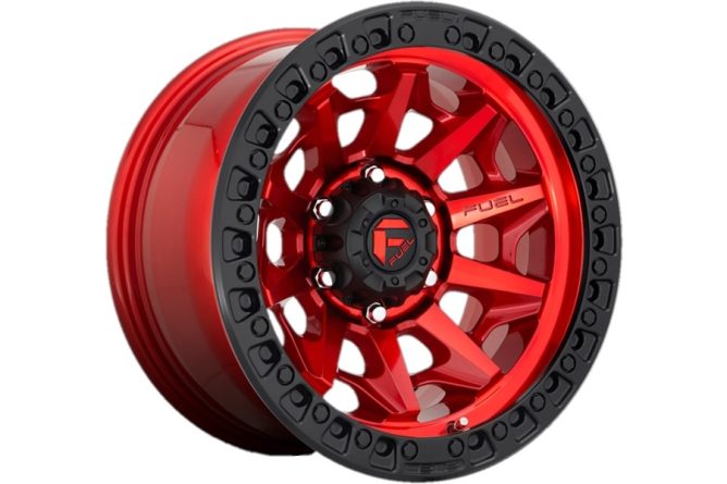 Fuel Offroad Covert D695 Series Wheel, 17x9 5x5 - Candy Red  - JT/JL/JK