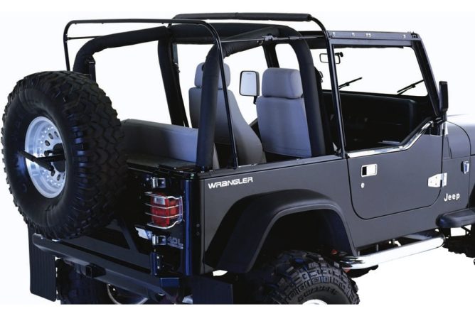 Rampage Replacement Soft Top Frame w/ Hardware - YJ