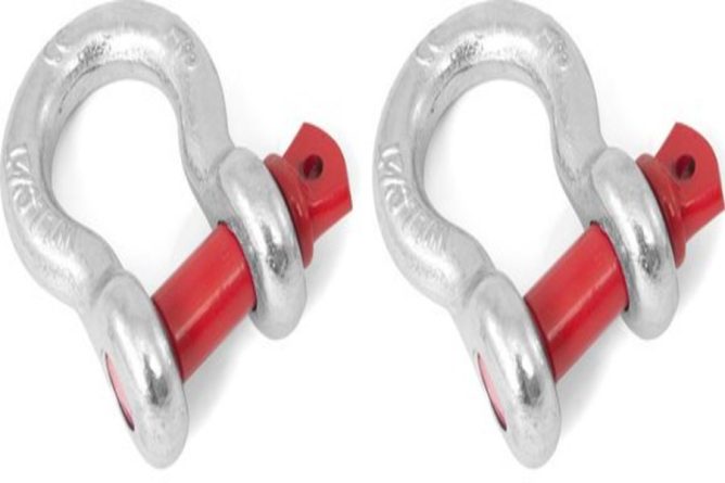 Rugged Ridge 7/8-Inch D-Ring Shackle Set