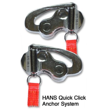 HANS Helmet Quick Click Anchors