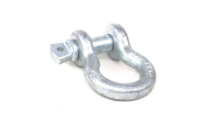 Bulldog Winch 7/8in Shackle, Silver - 13,000lbs WWL