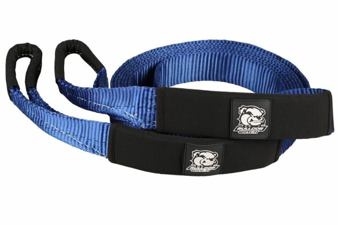 Bulldog Winch Recovery Strap - 2in x 20ft - 6700lb WLL